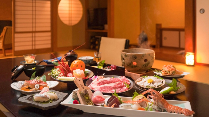 ◆部屋食◆【グルメ旅】静岡ブランド豚＆静岡地鶏の石焼と海鮮料理